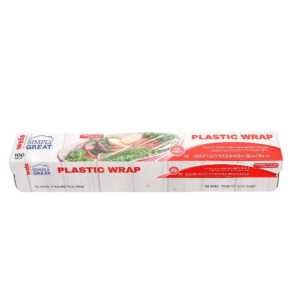 Weis Simply Great Clear Plastic Wrap