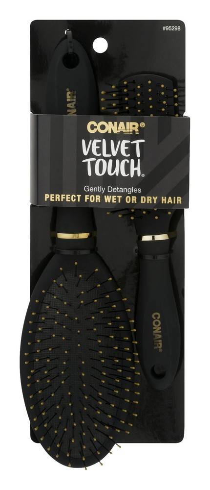 Conair Velvet Touch Gently Detangles Hair Brush