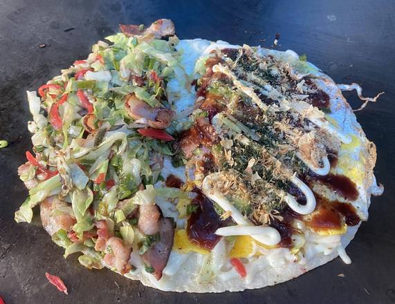 Okonomiyaki Quesadilla