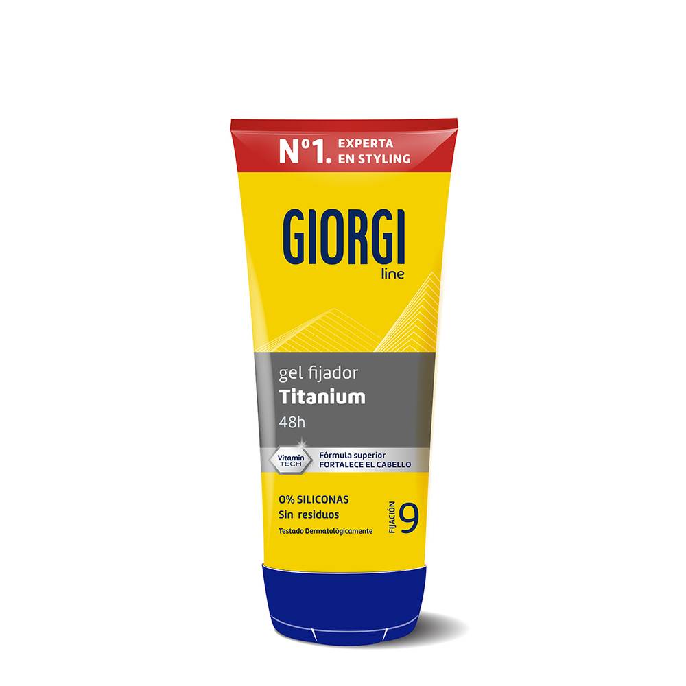 Gel fijador GIORGI LINE absolut titanium indestructible 170 ml