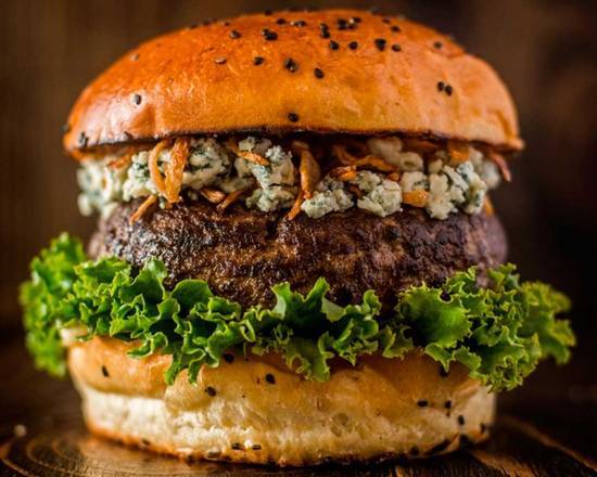 Angus Mustard and Roll Burger