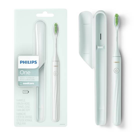 Philips One By Sonicare Battery Toothbrush (mint blue)