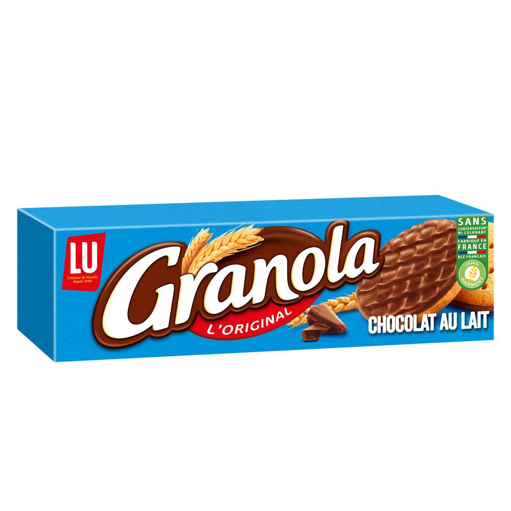 Lu - Granola biscuits sablés nappés (chocolat au lait)