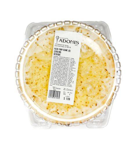 Adonis · Cheese pizza - Pizza from blanc (g) (220g/un) (unit - unité)