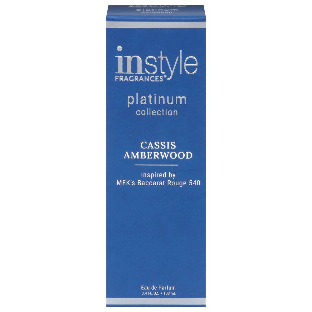 Instyle Fragrances Platinum Collection Cassis Amberwood Perfume (3.4 fl oz)