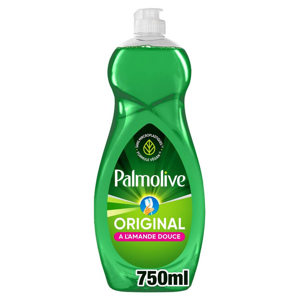 Liquide vaisselle amande douce PALMOLIVE - le flacon de 750 ml