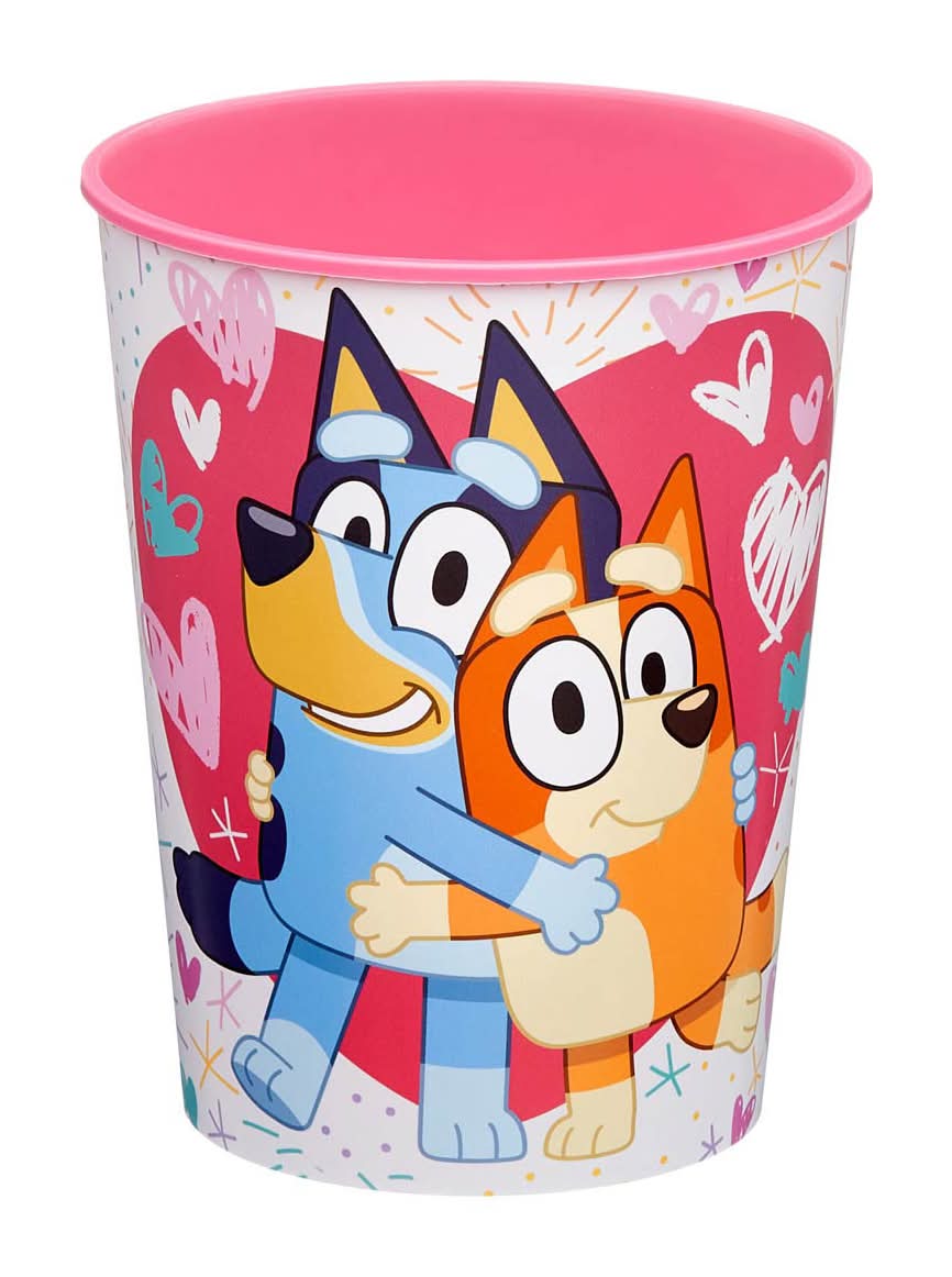Valentine'S Themed Bluey Printed Cup 1 Ct