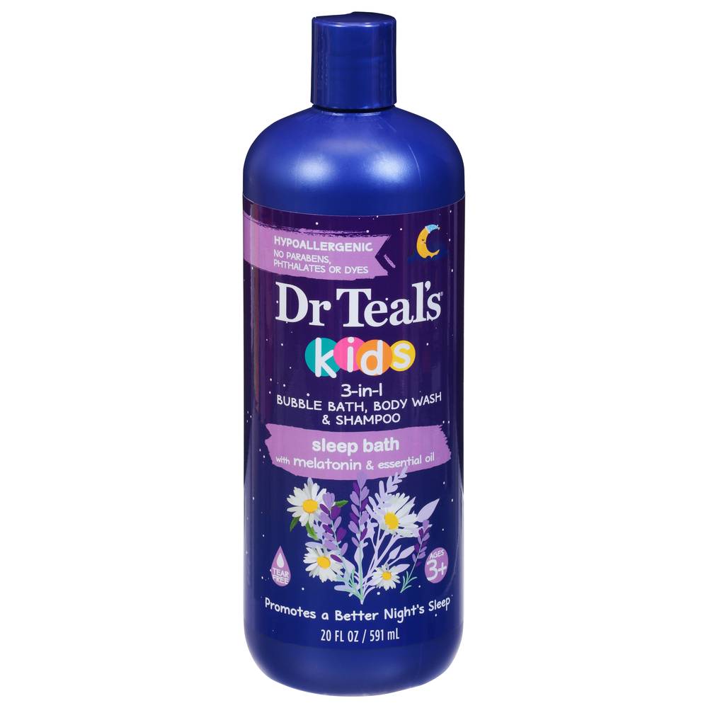 Dr Teal's Bubble Bath Body Wash & Shampoo (20 fl oz)