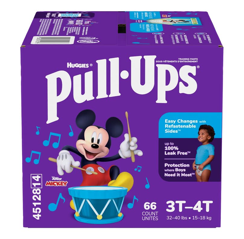 Huggies pull-ups sous-vêtements d'entraînement pour bébé - baby training underwear (66 unités) (étape 3-4)