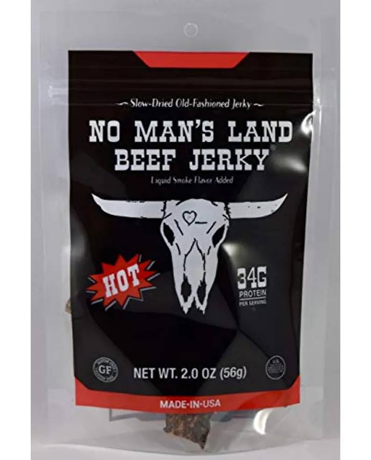 No Man's Land Beef Jerky Hot