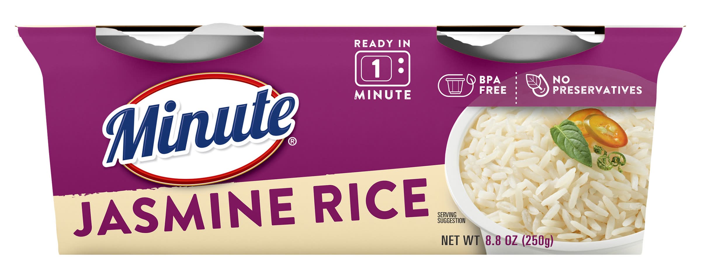Minute Ready To Serve Jasmine Rice (8.8 oz, 2 ct)