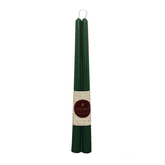 Honey Candles Forest Green Taper Pair Candles (2 units)