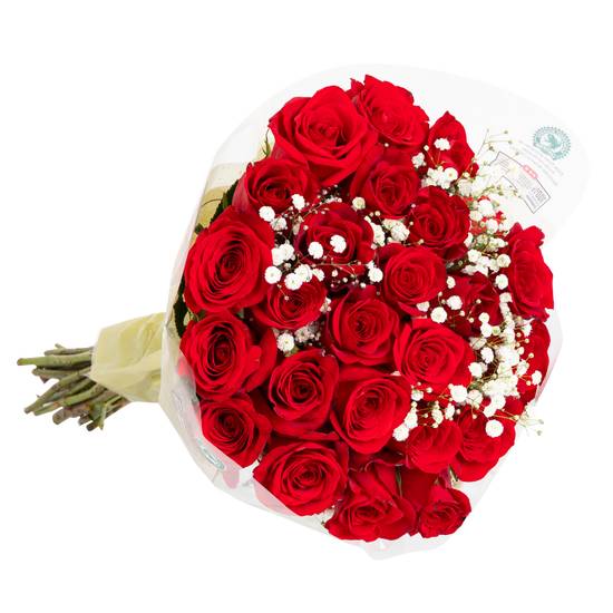 Floral boutique bouquet rosas premium (25 tallos/rojo)