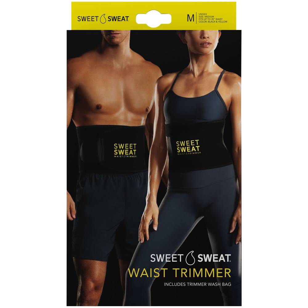 Sweet Sweat Waist Trimmer (black - yellow)