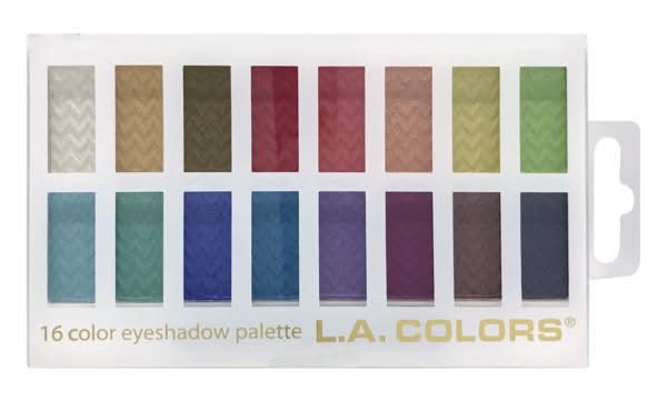L.A. Colors® 16-Color Eyeshadow Palette - Haute