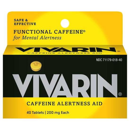 Vivarin Caffeine Alertness Aid 200 mg (40 ct)