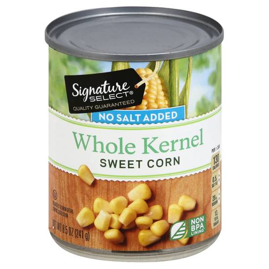 Signature Select Corn Whole Kernel No Salt (8.5 oz)