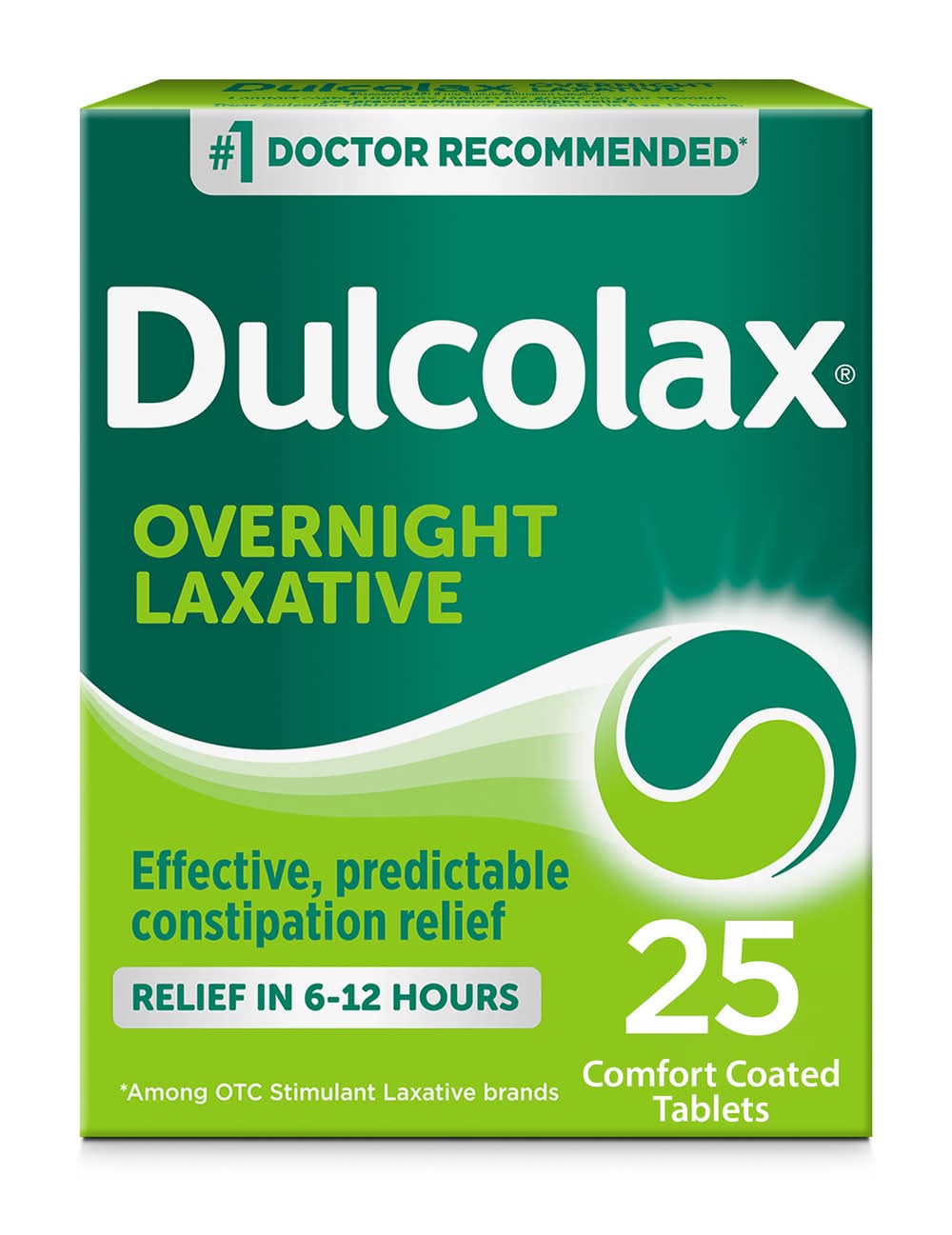 Dulcolax Overnight Relief Stimulant Laxative Tablets (25 ct)