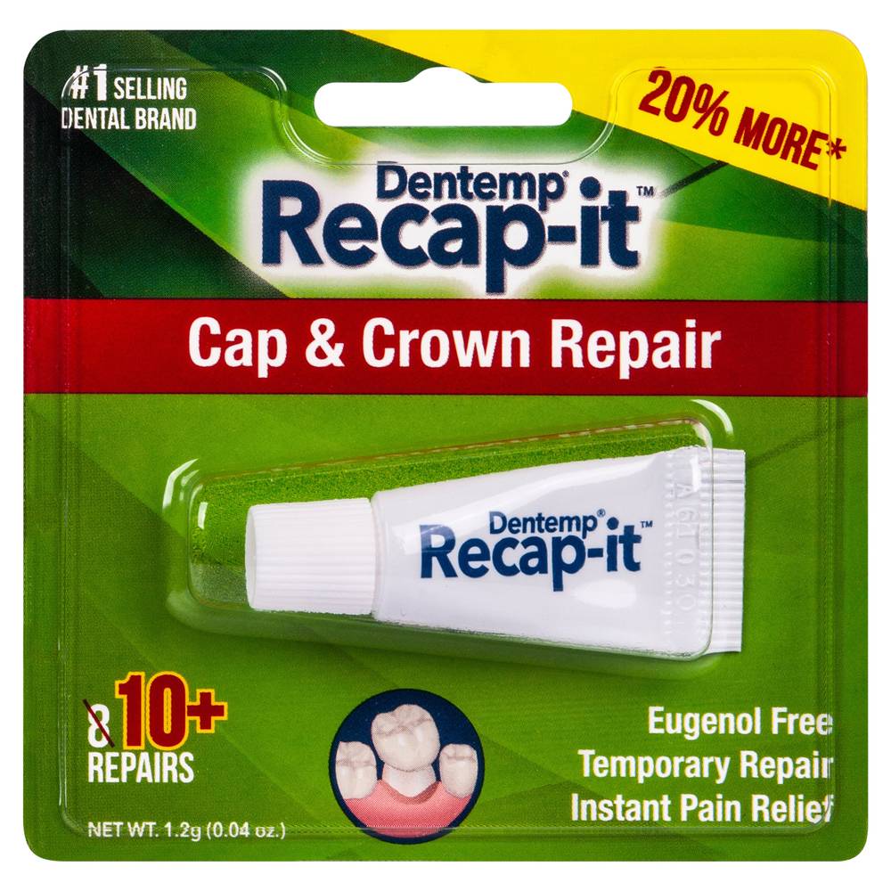 Dentemp Recap-It Cap & Crown Repair (1.2 g)