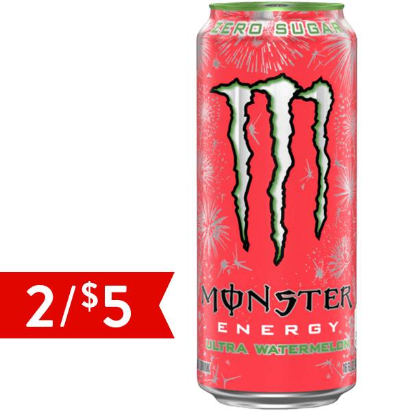 Monster Ultra Watermelon 16oz