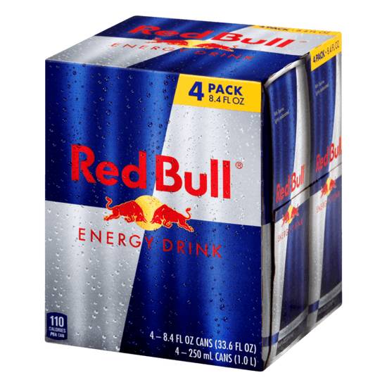 Red Bull Energy Drink 4 Pack 8.4oz