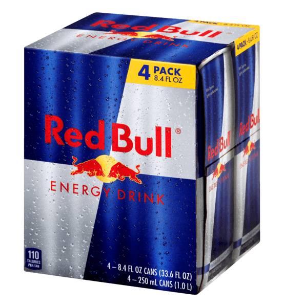 Red Bull Energy Drink 8.4oz 4-Pack