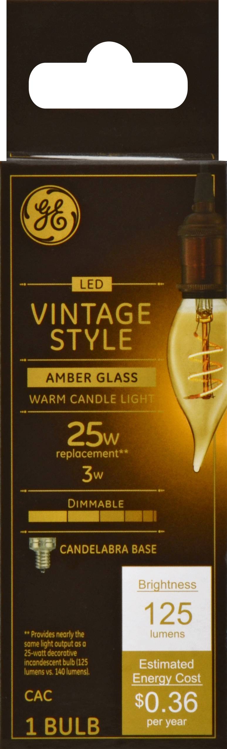 General Electric 25W Vintage Style Led Light Bulb