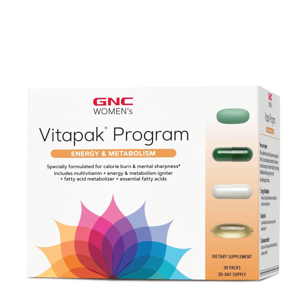 Gnc Vitapak Program Energy and Metabolism (female)