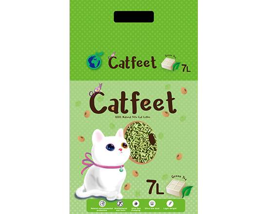 【Catfeet】天然環保豆腐砂 綠茶7L#20628888