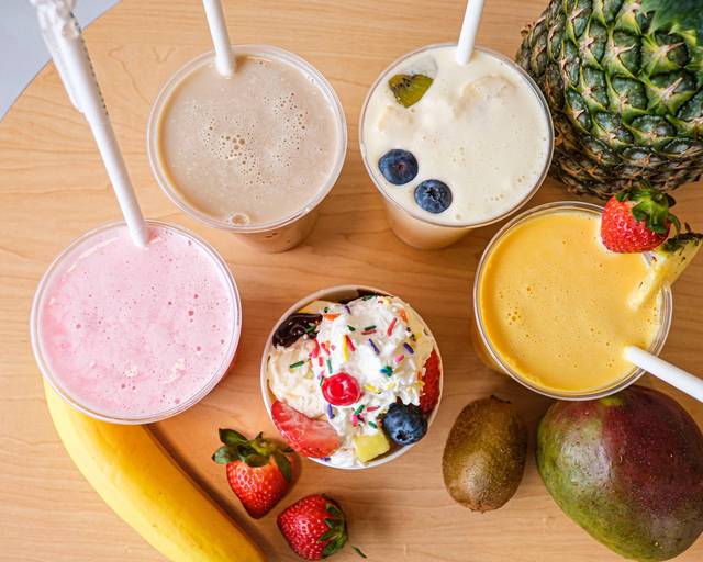 Lychee Ice Blended Mango Peach Mcd Order Cafe Crop Menu Prices - Main Image