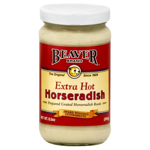 Beaver Brand Extra Hot Horseradish (8.5 oz)