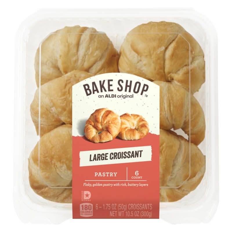 Bake Shop Croissant Pastry, L (10.5 oz, 6 ct)