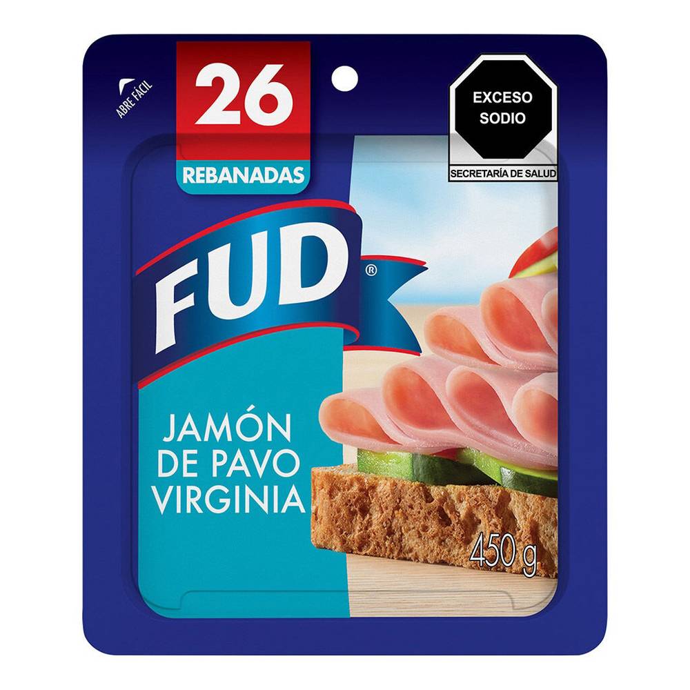 FUD jamón de pavo virginia