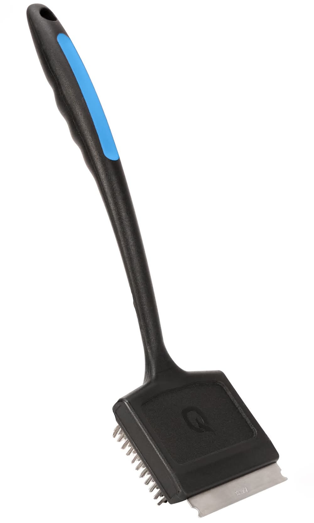 Mr. Bar-B-Q Grill Brush 17-in Plastic Handle with Scraper Blade