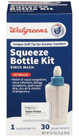 Walgreens Squeeze Bottle Kit Sinus Wash (3 g, 30 ct)