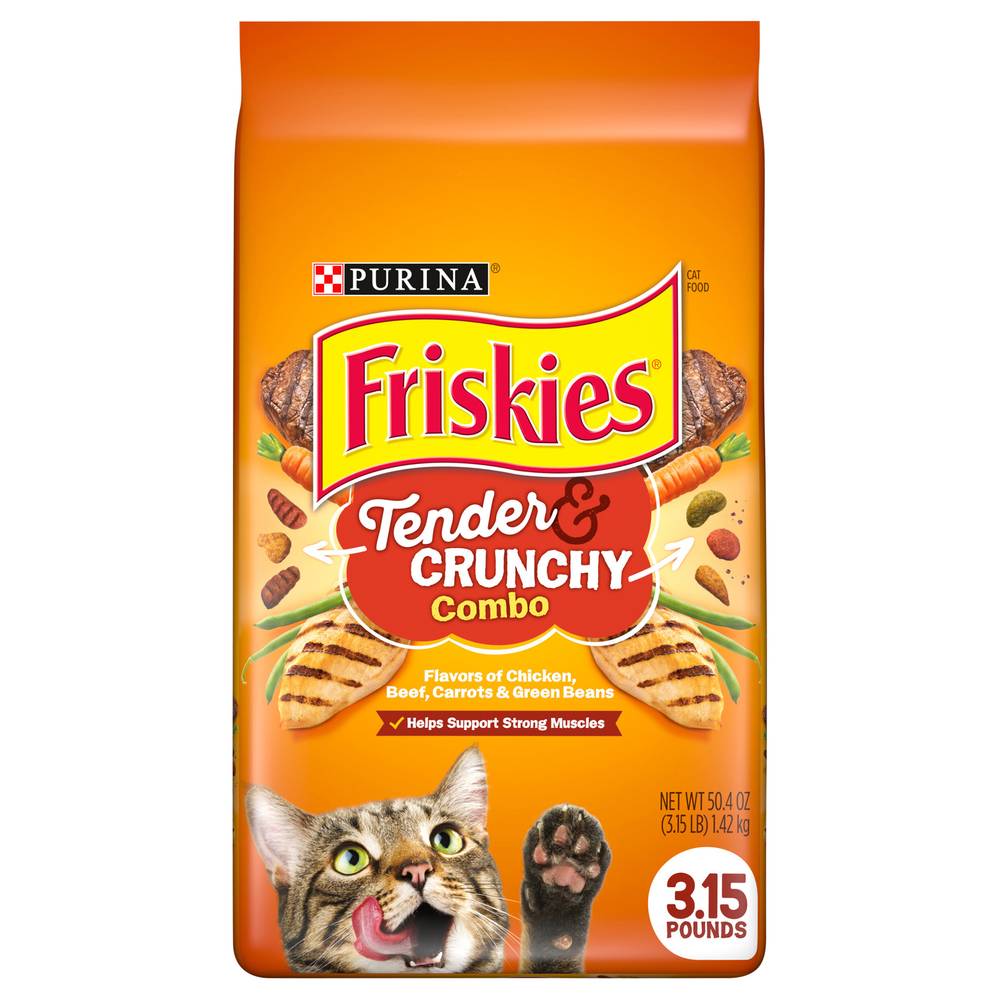 Purina Friskies Tender & Crunchy Combo Adult Cat Food (chicken-beef-carrot-green beans)