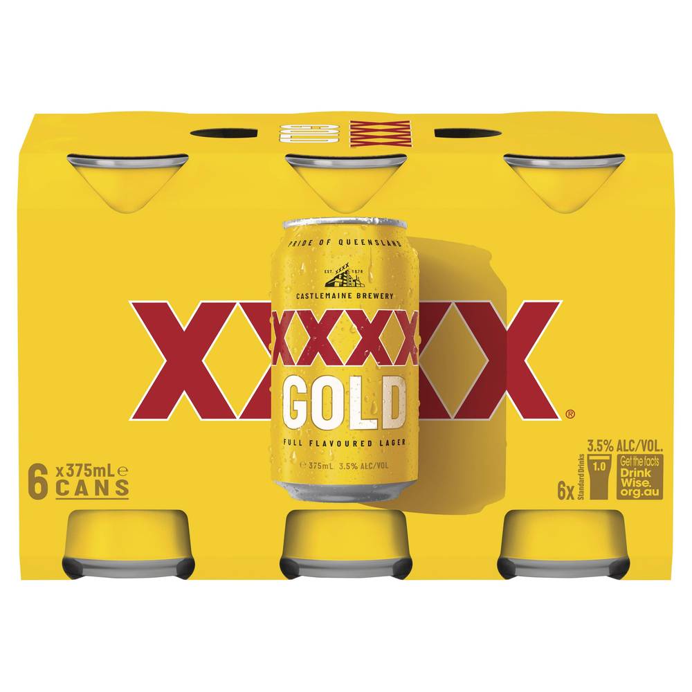 Castlemaine Brewery Xxxx Gold Lager Beer Delivery Near Me Order