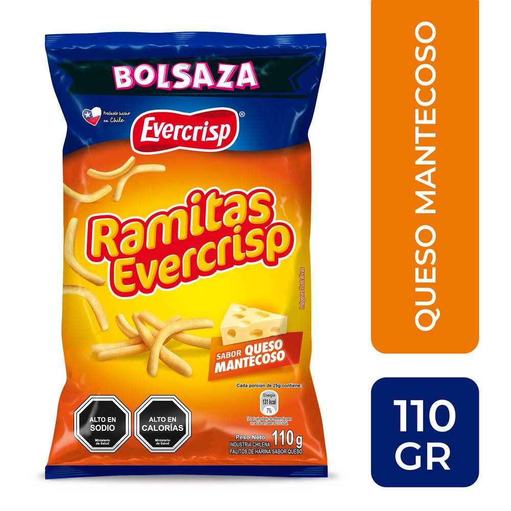 Evercrisp ramitas sabor queso