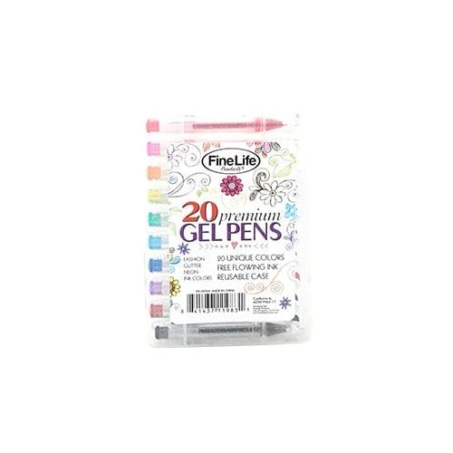 FineLife Premium Gel Pen Set, 20 Count