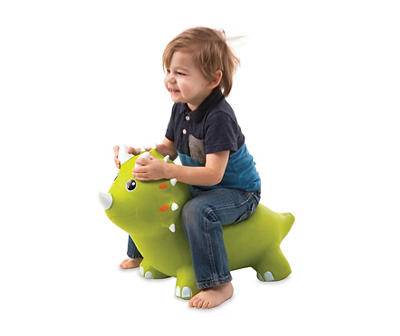 Green Dino Bouncy Inflatable Jump-Along