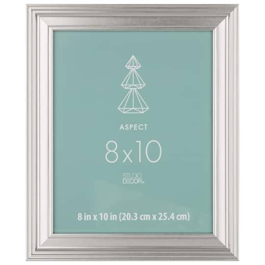 Silver Wide 8" X 10" Frame, Aspect By Studio Decor