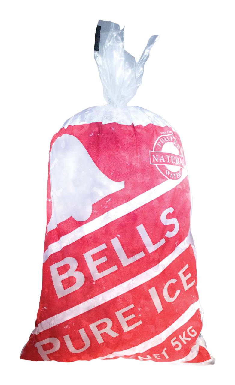 Bagged Ice Bells Pure Ice ea