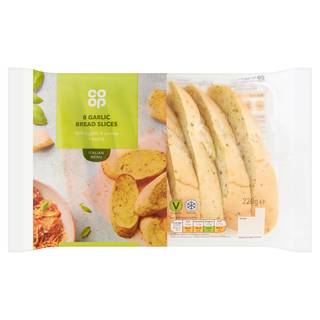 Co-op 8 Garlic Bread Slices 275G