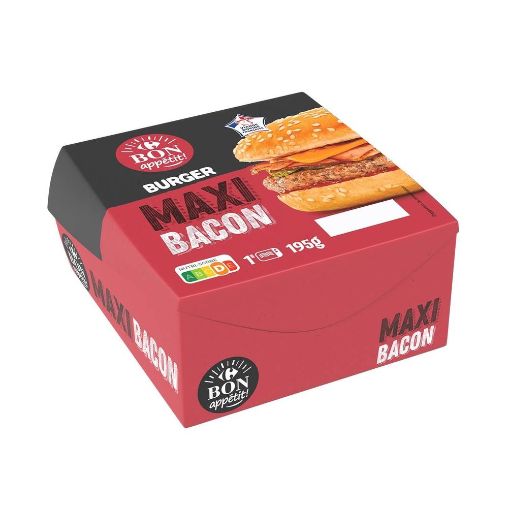 Bon Appetit - Burger maxi bacon (195g)