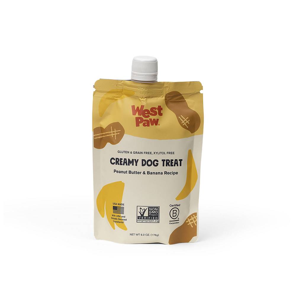 West Paw Creamy Dog Treat (peanut butter - banana)