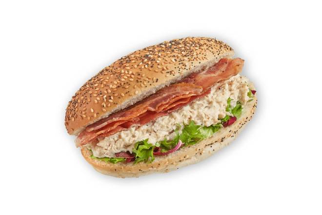 Chicken and Bacon on Granary Roll