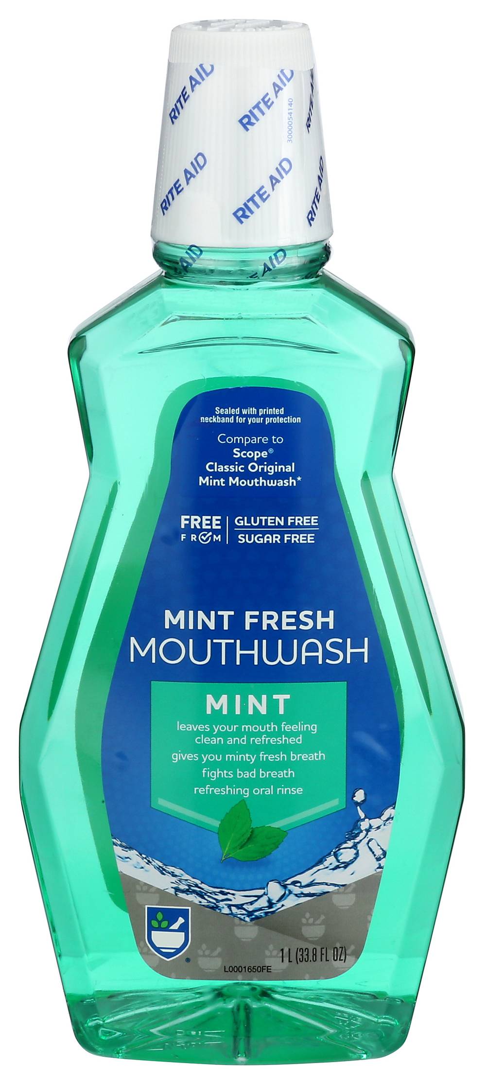Rite Aid Oral Care Mouthwash Mint (1 L)