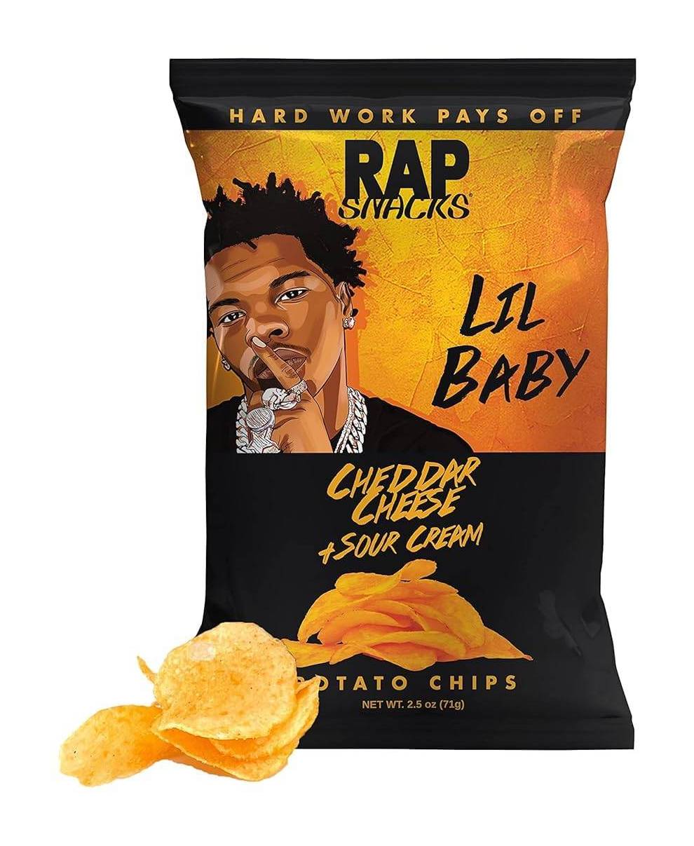 Rap Snacks Lil Baby Cheddar Cheese + Sour Cream (2.5oz)