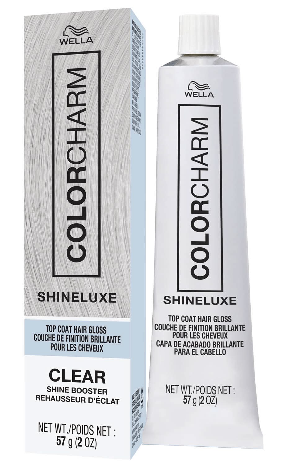 Wella Colorcharm Shineluxe Top Coat Hair Gloss, Clear Shine Boost (2 oz)