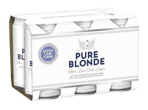 Pure Blonde Ultra Low Carb Lager Cans (6 Pack)